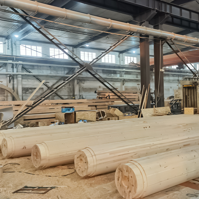 Lajur Glulam Bulat Douglas Fir