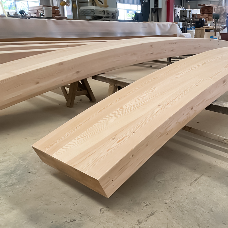 Douglas Fir Curved Glulam