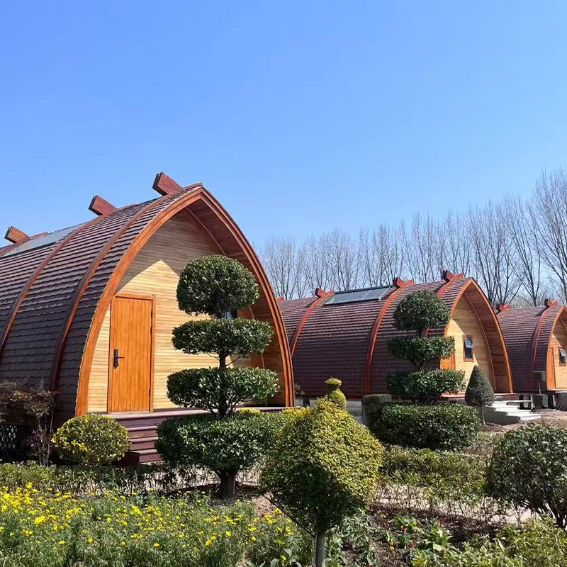 Rumah perahu kayu pasang siap