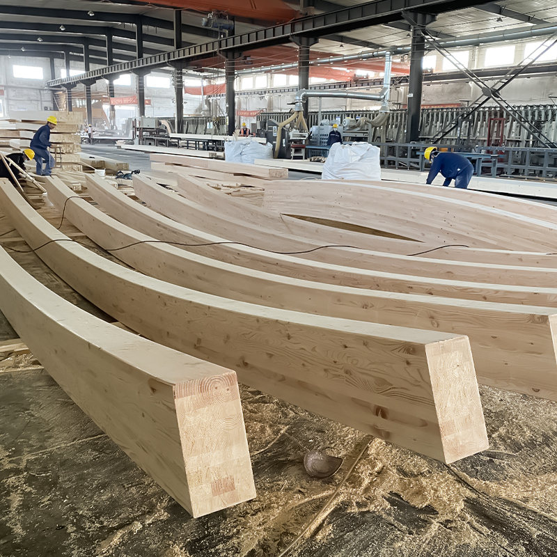 Douglas Fir Curved Glulam