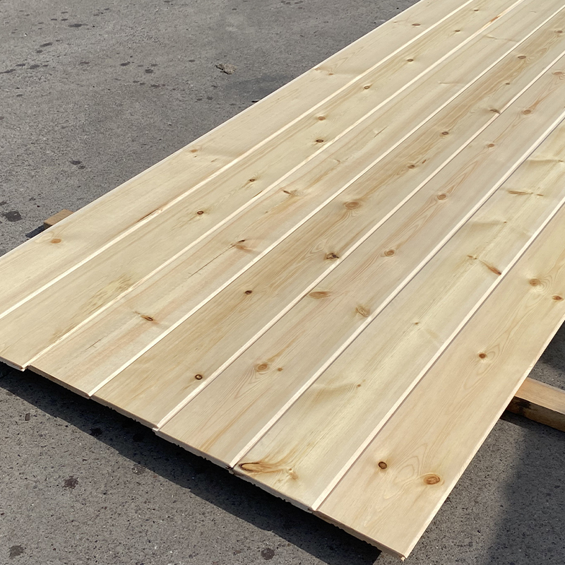 Panel dinding Lidah Pine dan Alur