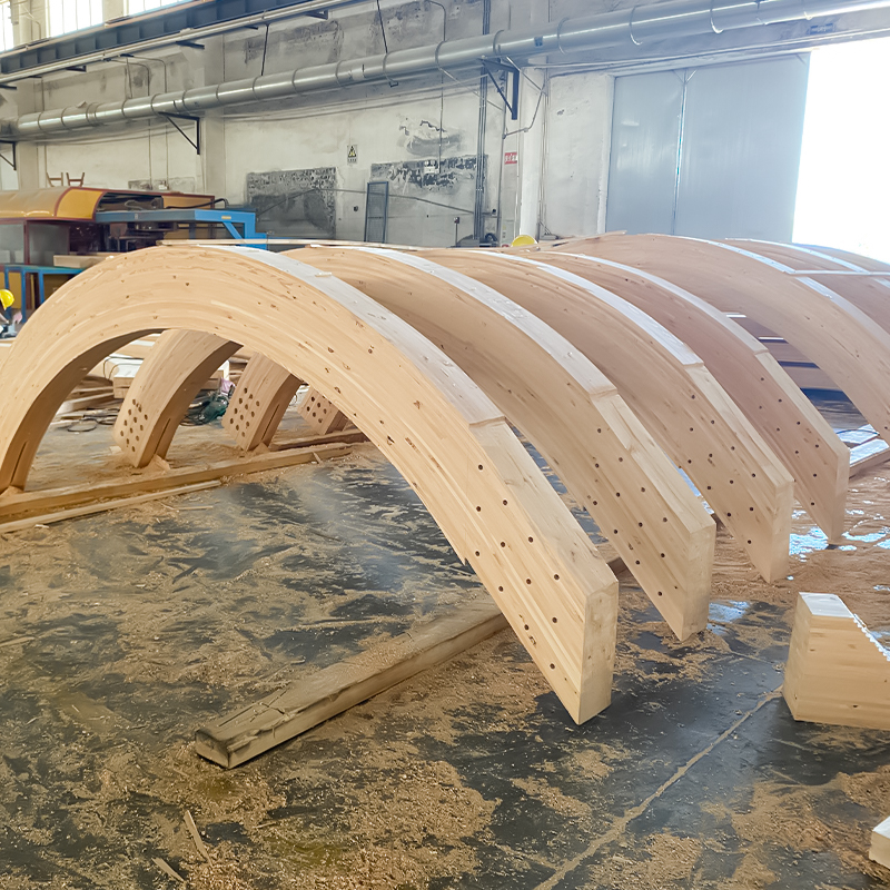 Douglas Fir Curved Glulam