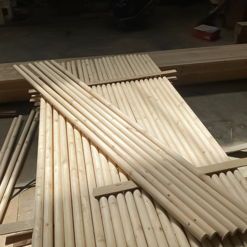 Lajur Glulam Bulat Cemara Lajur Glulam Bulat Cemara