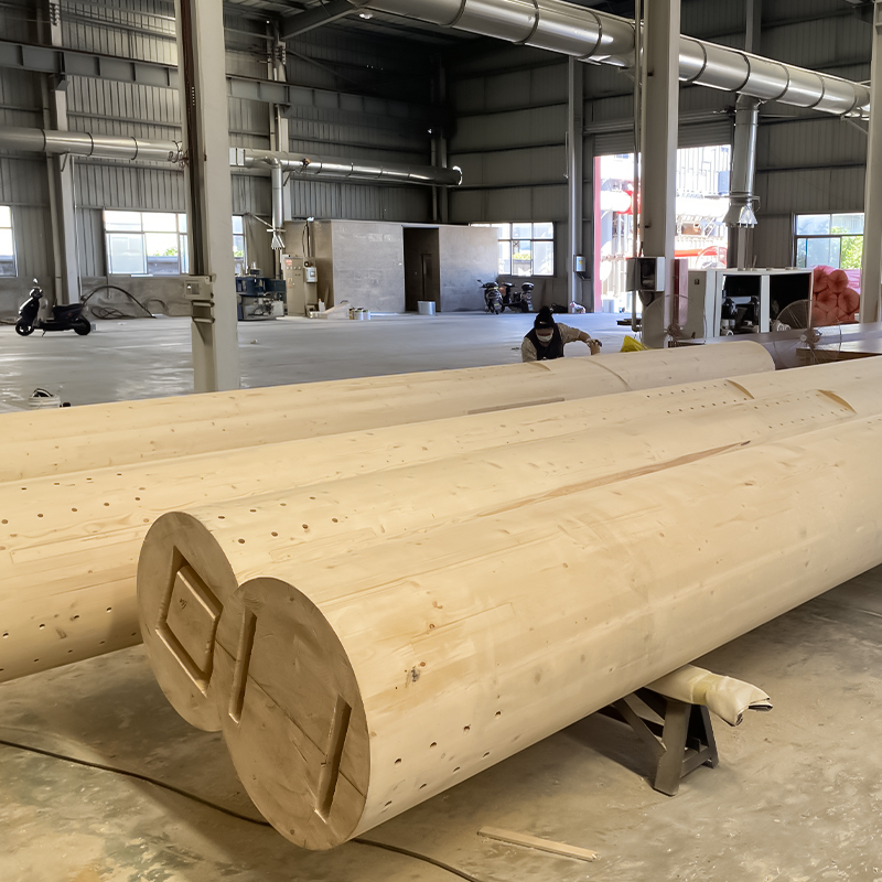 Lajur Glulam Bulat Cemara Lajur Glulam Bulat Cemara