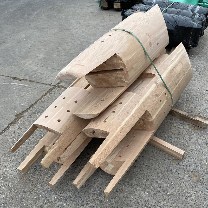 Douglas Fir Glulam Berbentuk Khas