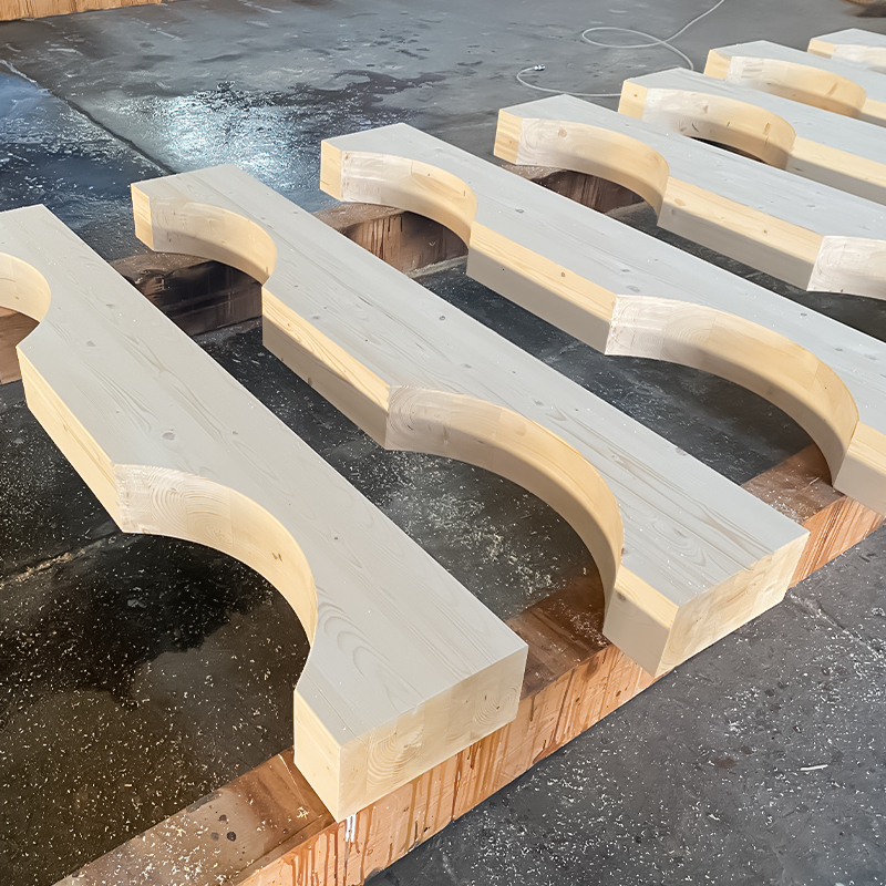 Glulam Berbentuk Istimewa Pine