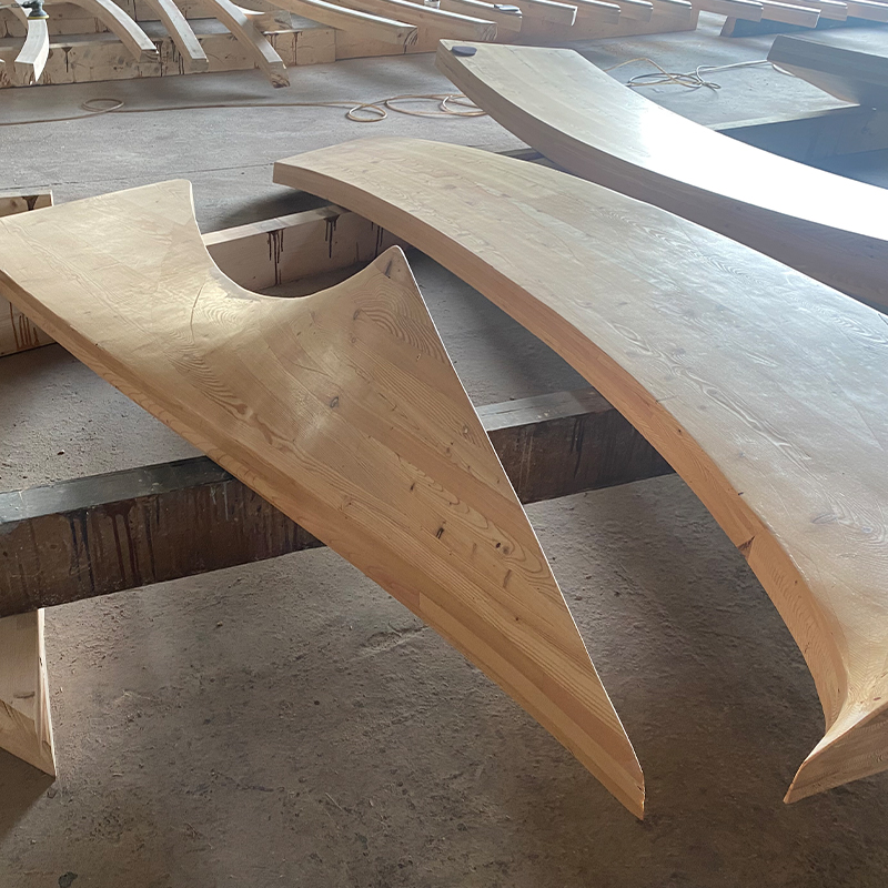 Douglas Fir Glulam Berbentuk Khas