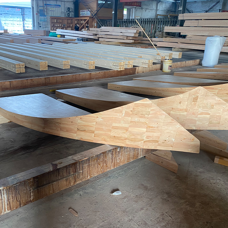 Douglas Fir Glulam Berbentuk Khas