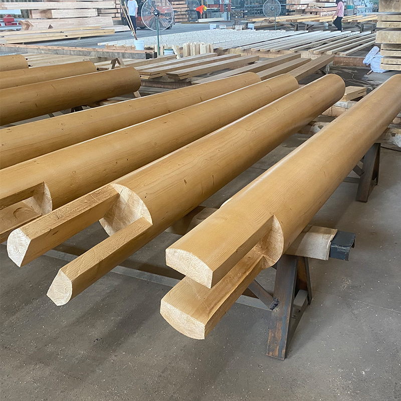 Lajur Glulam Bulat Cemara Lajur Glulam Bulat Cemara