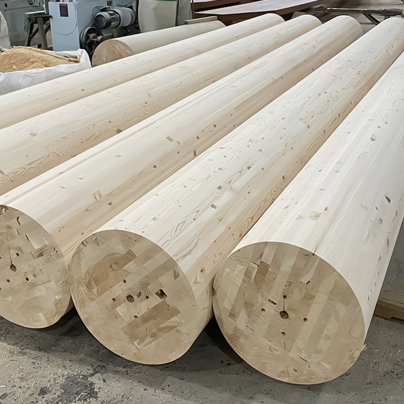 Lajur Glulam Bulat Douglas Fir